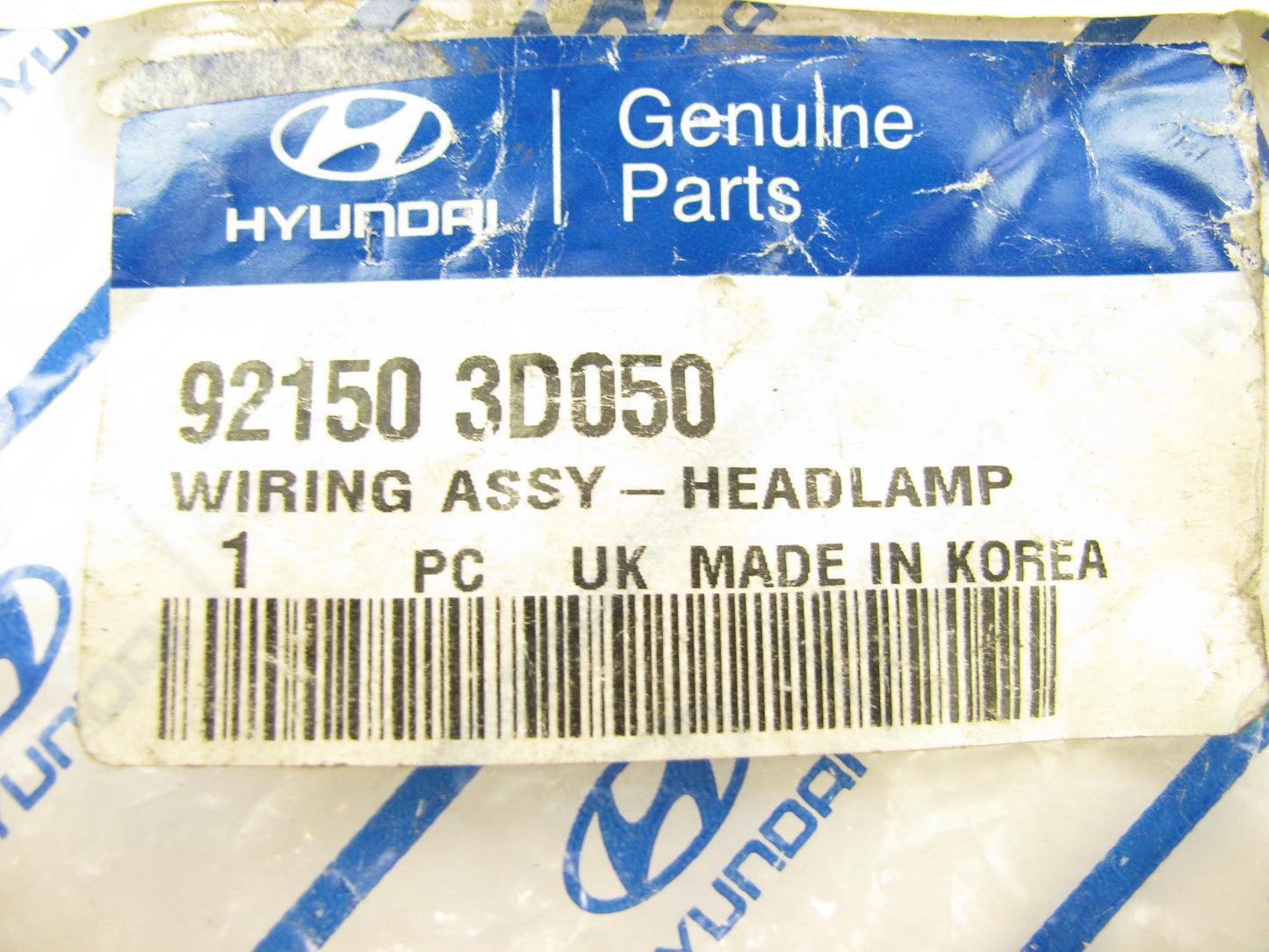 New Genuine OEM Headlight Head Light Lamp Wiring Wire Harness For 01-05 Sonata