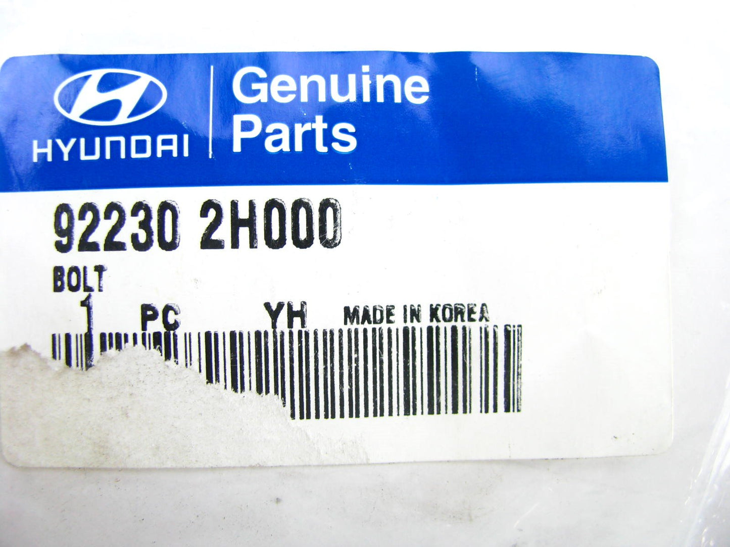 New OEM Fog Lamp Light Bolt For 07-12 Hyundai Elantra 922302H000