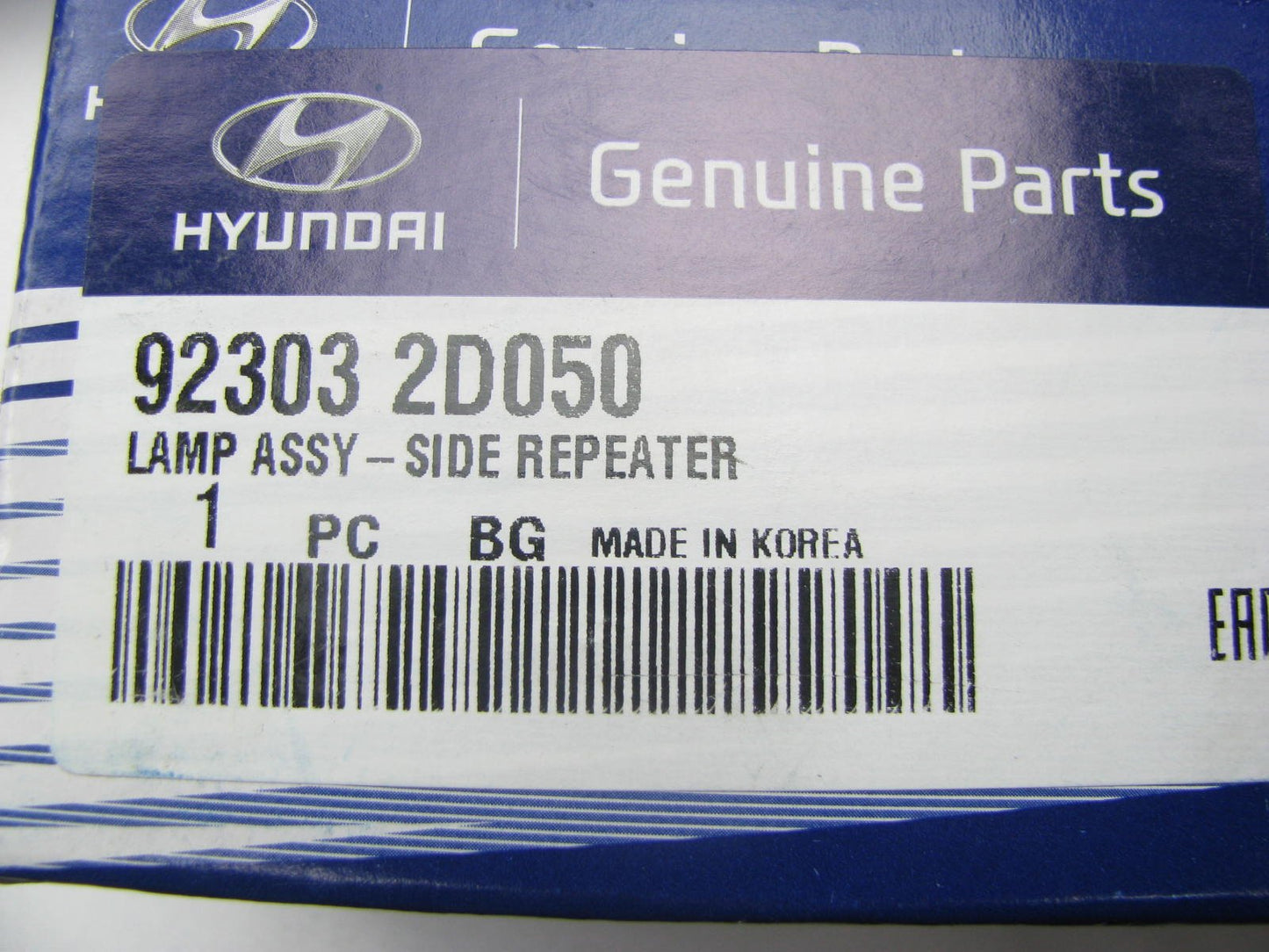 923032D250 Front Left Side Marker Lamp Light OEM For 2001-2003 Hyundai Elantra