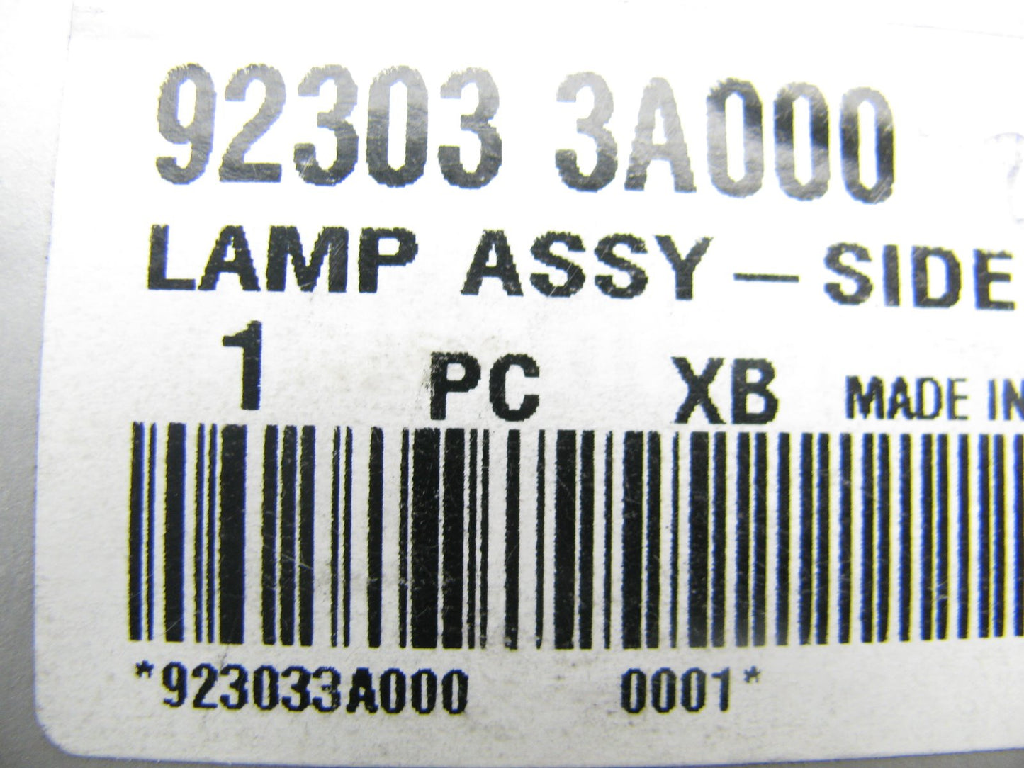 Front Turn Signal Lamp Side Marker Light Left Driver For 02-05 XG350 923033A000
