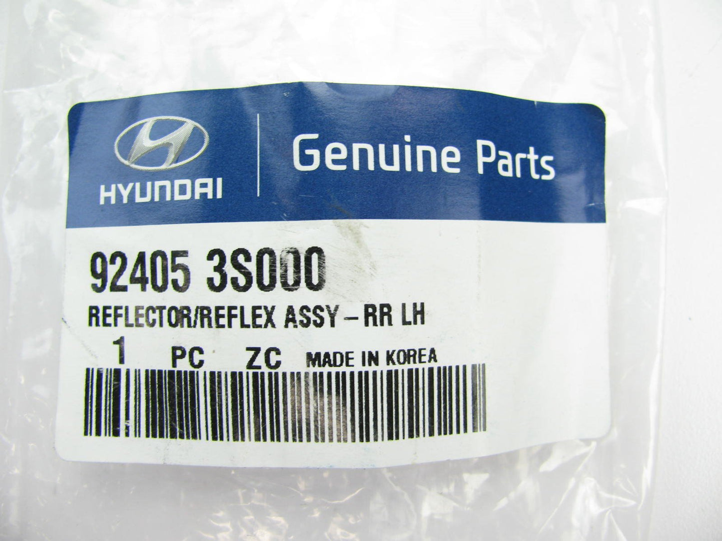 New Genuine Rear Left (Rear Drivers Side) Bumper Reflector For 2011-2013 Sonata