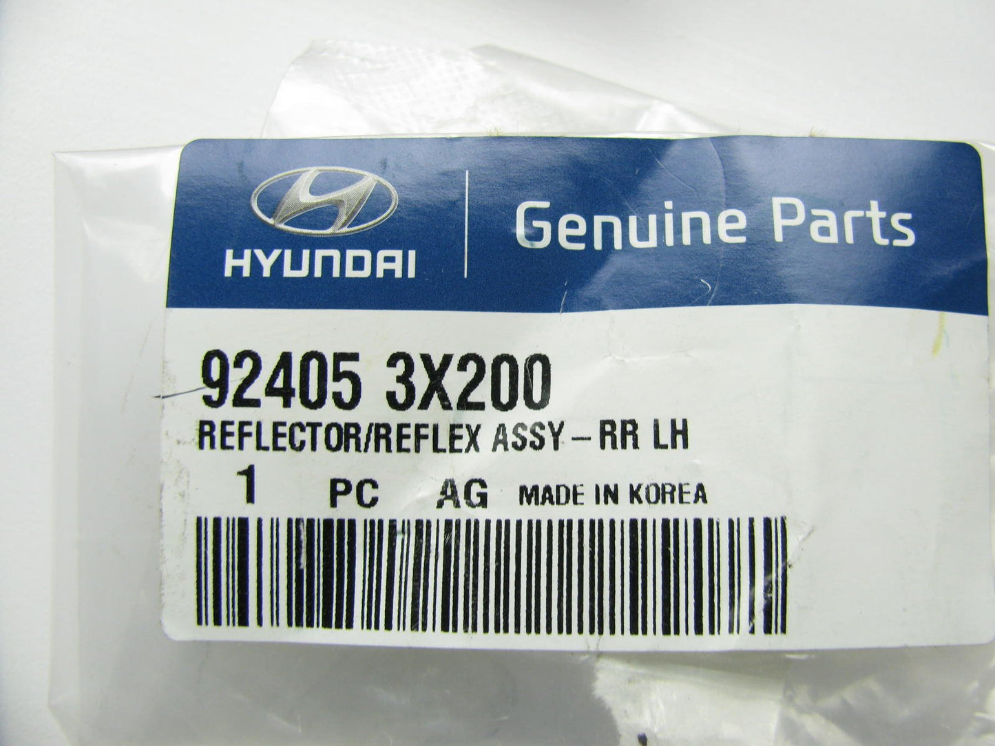 NEW - Rear Left (Rear Drivers Side) Bumper Reflector OEM For 2014-2015 Elantra