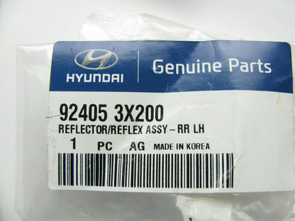 NEW - Rear Left (Rear Drivers Side) Bumper Reflector OEM For 2014-2015 Elantra