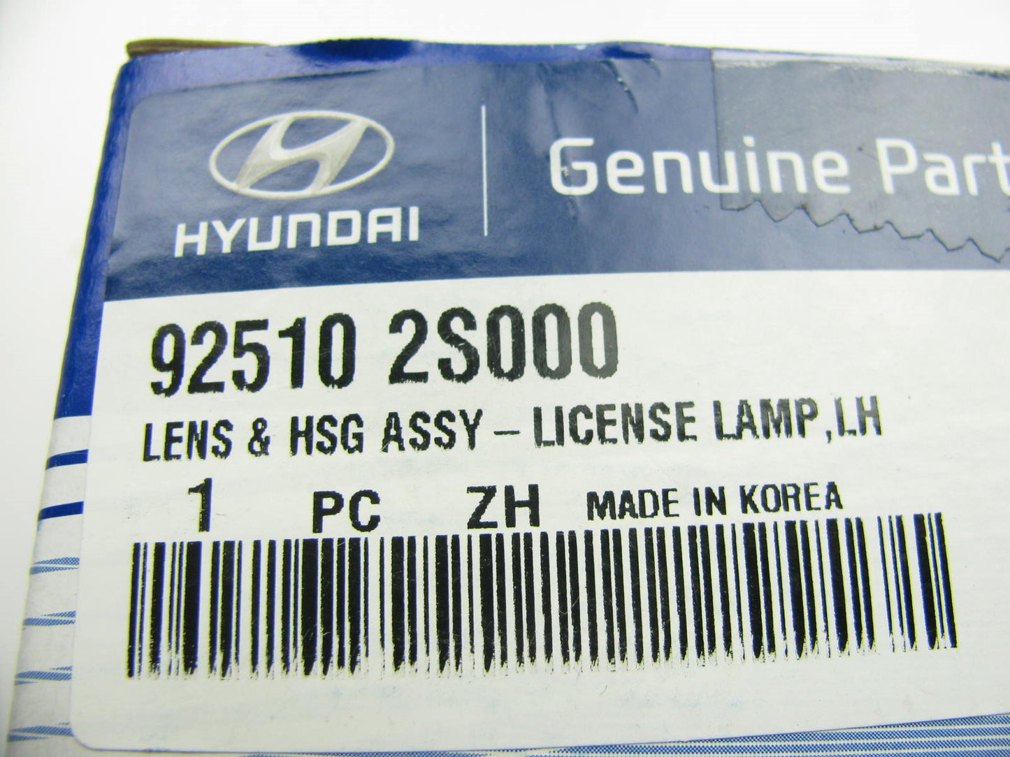 925102S000 Left License Plate Lamp Light Housing OEM For Hyundai 2014-15 Tucson