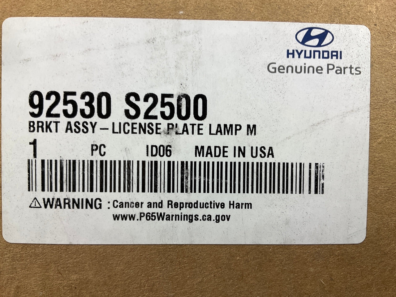NEW Liftgate License Mount Light With Backup Camera OEM For 2021-2023 Santa Fe