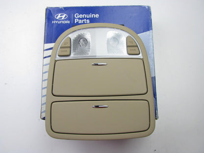 NEW OEM Light Tan Overhead Console Map Light Lamp For 10-12 Santa Fe W/O Sunroof