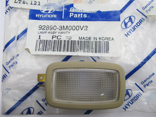 NEW Sun Visor Vanity Lamp Light CASHMERE OEM For 09-14 Genesis 928903M000V2