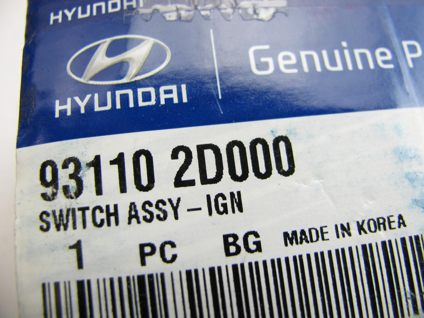 NEW Genuine Ignition Starter Switch OEM For Hyundai 931102D000 S