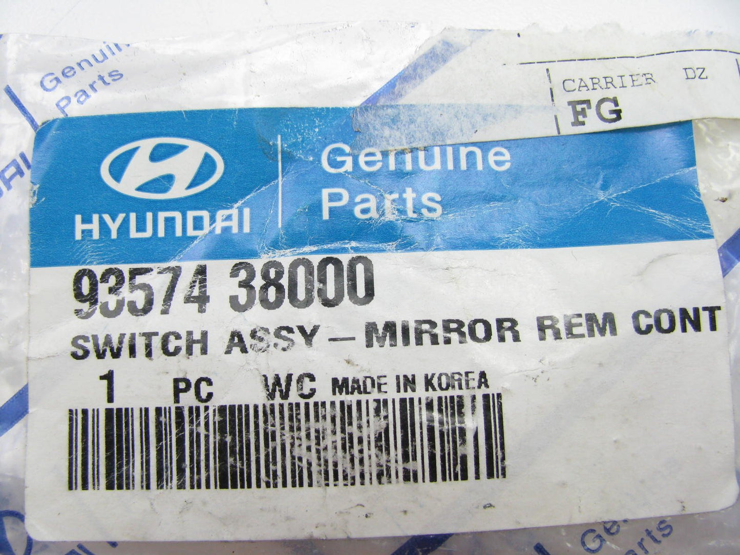 NEW GENUINE OEM Power Mirror Adjust Switch For 99-01 Sonata 9357438000