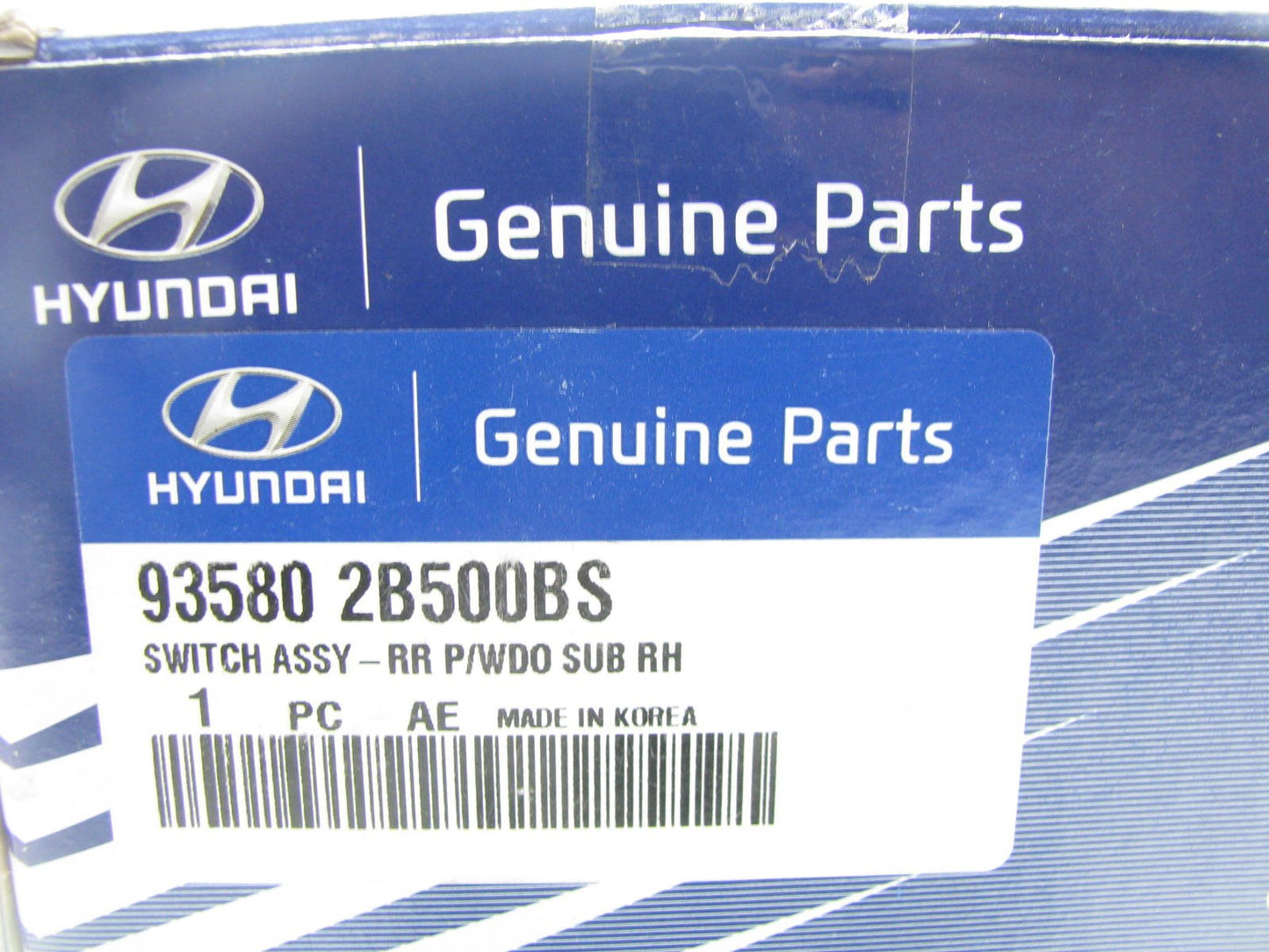 NEW - OEM 935802B500BS Rear Right Door Power Window Switch For 2010-12 Santa Fe