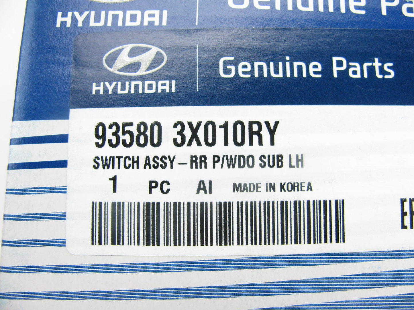 NEW GENUINE Rear Left Power Window Switch OEM For 2011-2013 Hyundai Elantra