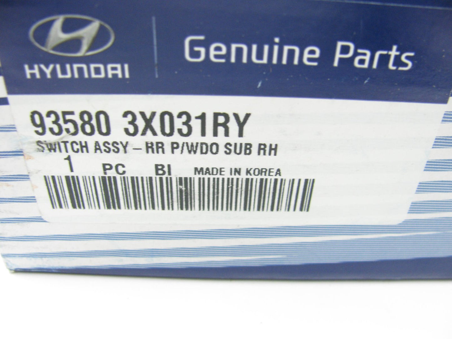 NEW REAR RIGHT Power Window Switch OEM For 2014-16 Hyundai Elantra 935803X031RY