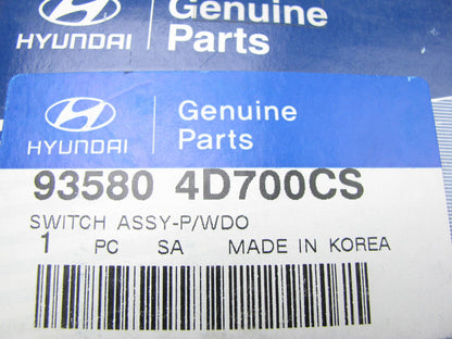 NEW - OEM Rear Right Passenger Power Window Switch For 2006-08 Hyundai Entourage