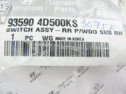 NEW GENUINE REAR RIGHT Side Window Switch GREY OEM For 07-08 Hyundai Entourage