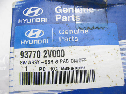 NEW SBR & PAB ON/OFF Switch OEM For 2011-2013 Hyundai Veloster 937702V000