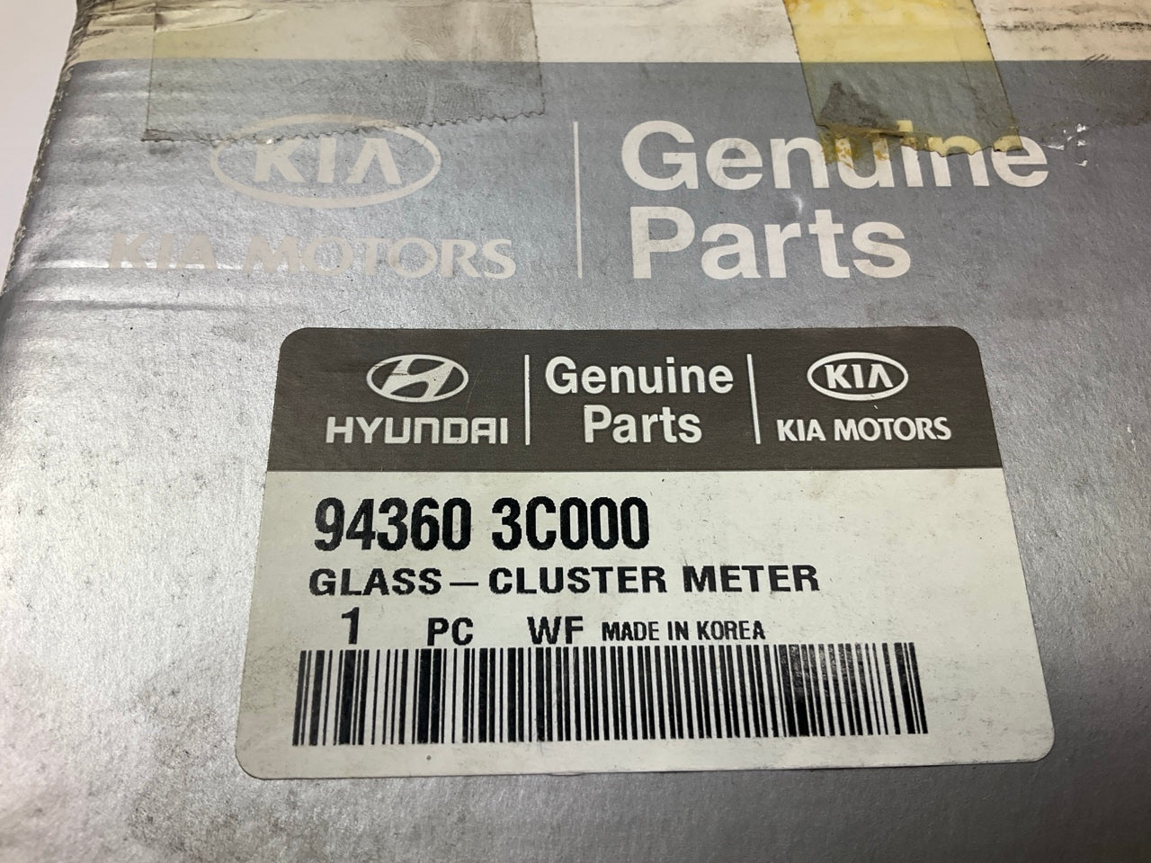 NEW - OEM 943603C000 Instrument Cluster Cover Lens For 2001-2005 Hyundai Sonata