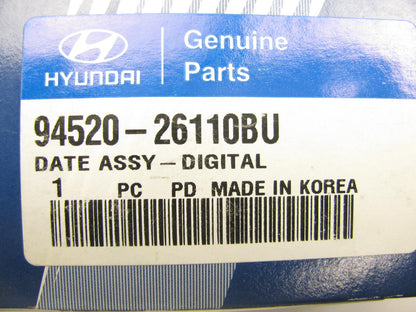 NEW - OEM 9452026110BU Digital Date Clock Gauge For 2002-2006 Hyundai Santa Fe