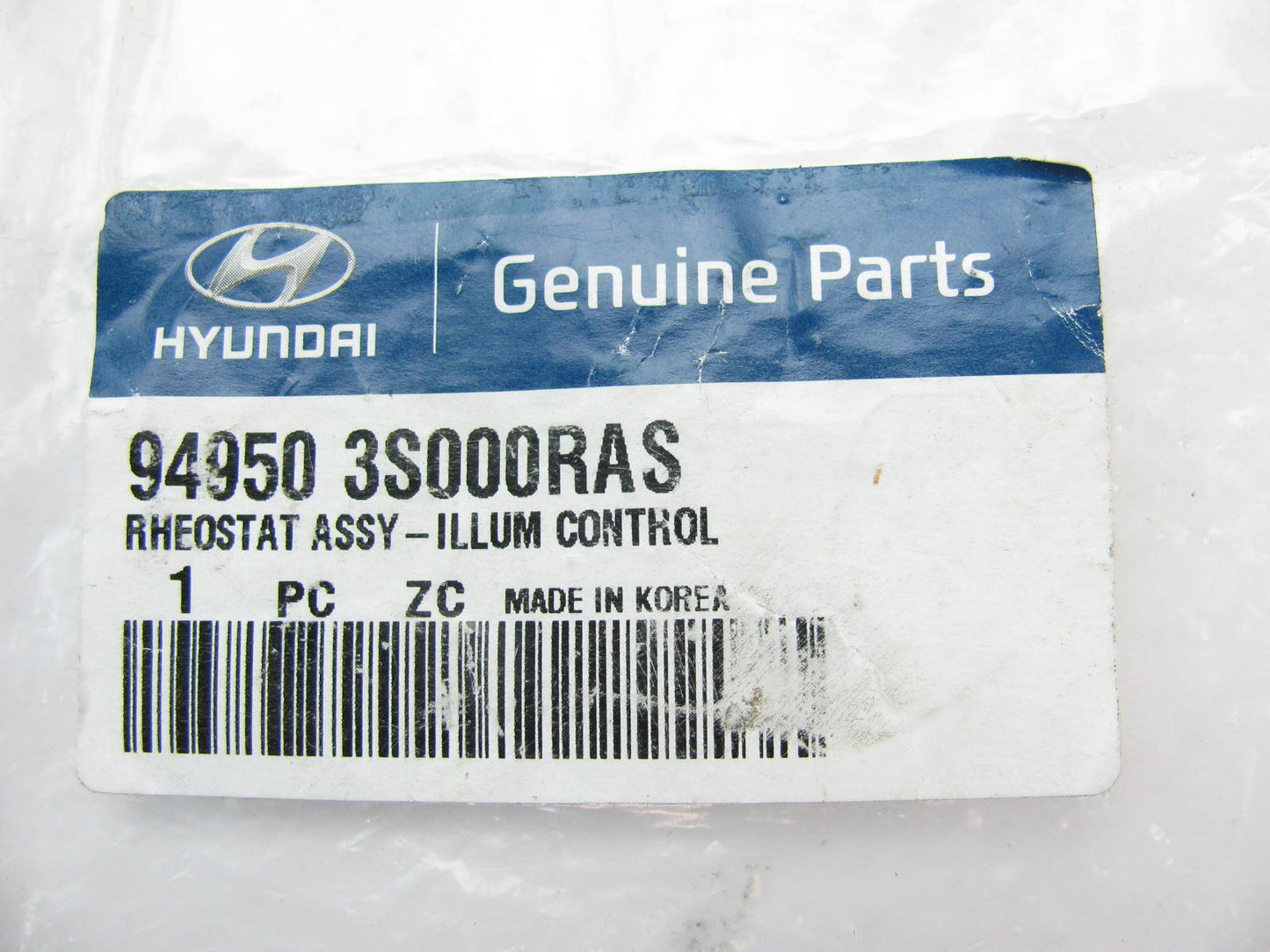 NEW - OEM 949503S000RAS Instrument Light Control Dimmer Switch For 11-15 Sonata