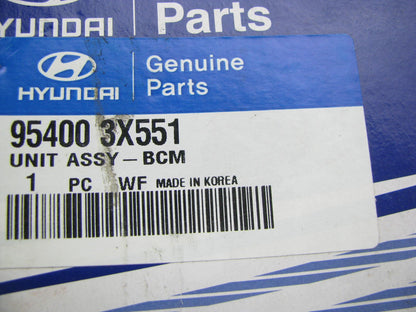 NEW - OEM Genuine Body Control Module BCM For 2011-12 Hyundai Elantra 954003X551