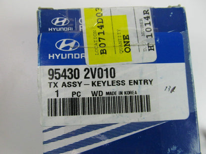 New Genuine Keyless Entry Remote Fob SEKS-AM08FT OEM For 12 Veloster 954302v010