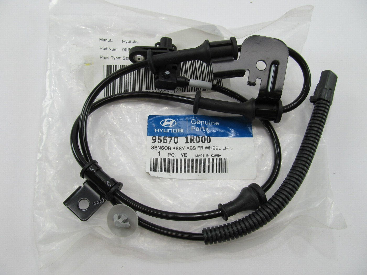 NEW - OEM 956701R000 Front Left ABS Brake Wheel Speed Sensor For 2011-17 Accent