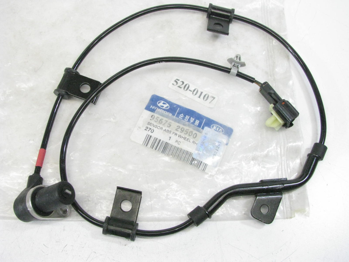 NEW - OEM 95675-29500 Front Right ABS Wheel Speed Sensor For 1996-2000 Elantra