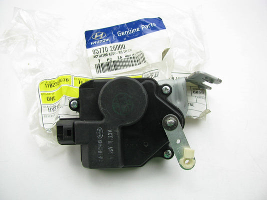 NEW - OEM 9577026000 Rear Left Side Door Lock Actuator For 2001-2006 Santa Fe