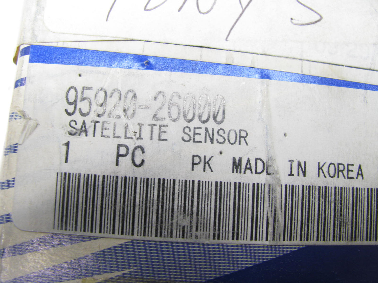 NEW - OEM Genuine SRS Side Impact Sensor 9592026000 OEM For 01-04 Santa Fe