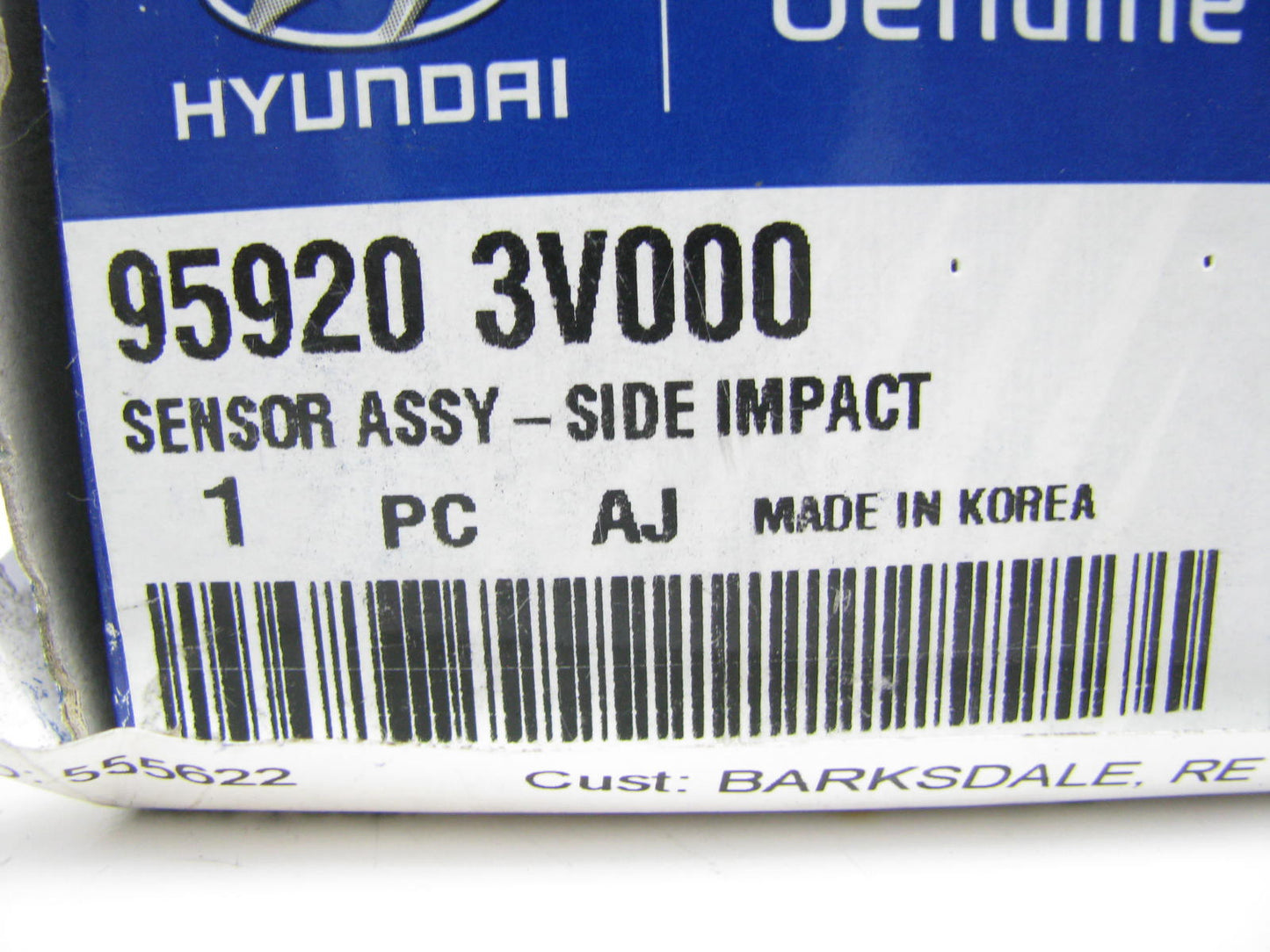 NEW - OEM 959203V000 Side Impact SRS Crash Sensor For 2012-2017 Hyundai Azera