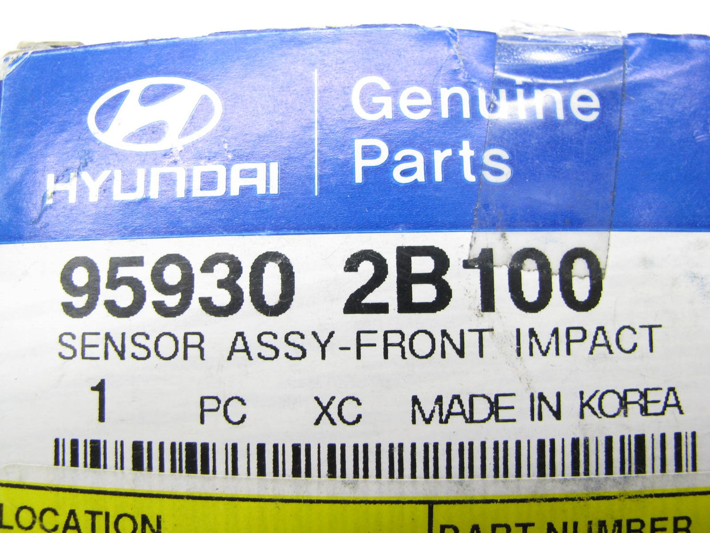 New OEM Front Impact SRS Crash Sensor For 2010-2012 Santa Fe 959302B100