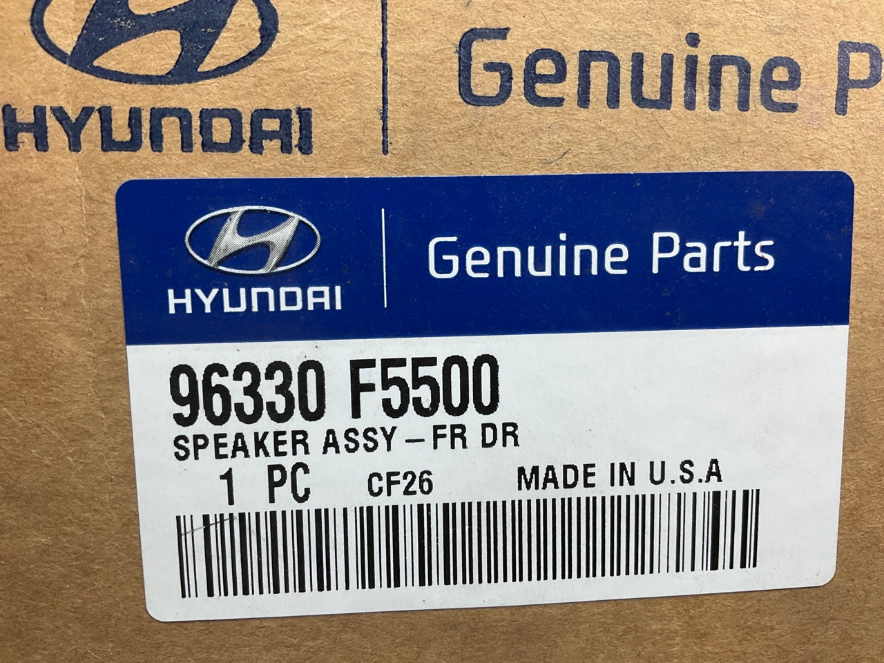 NEW GENUINE Front Door Speaker OEM For 2015-2017 Hyundai Azera 96330F5500