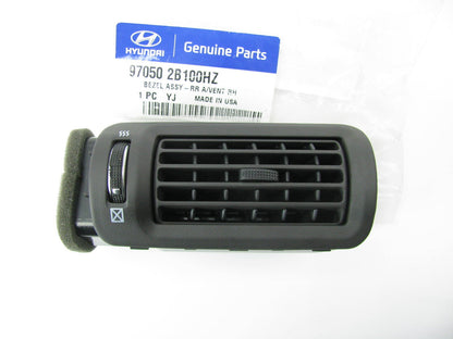 NEW - OEM Rear Right Air Vent Duct Grille BLACK For 10-12 Santa Fe 970502B100HZ