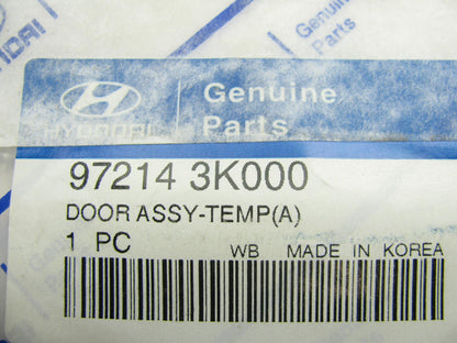 New Temperature A/C Blend Door Flap For 07-10 Azera, 10-12 Santa Fe 972143K000