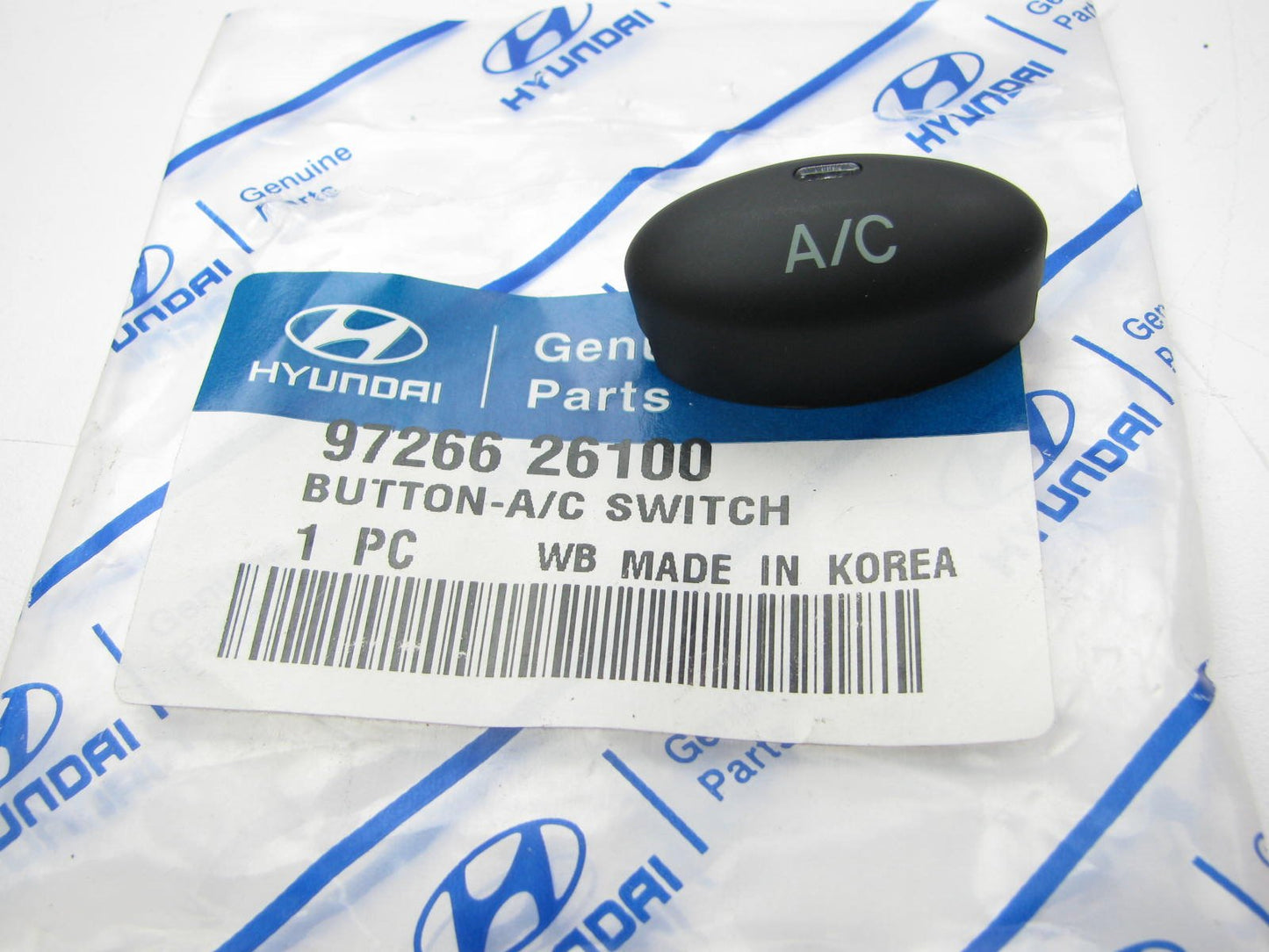 NEW - OEM 9726626100 A/C Switch Button For 2001-2006 Hyundai Santa Fe