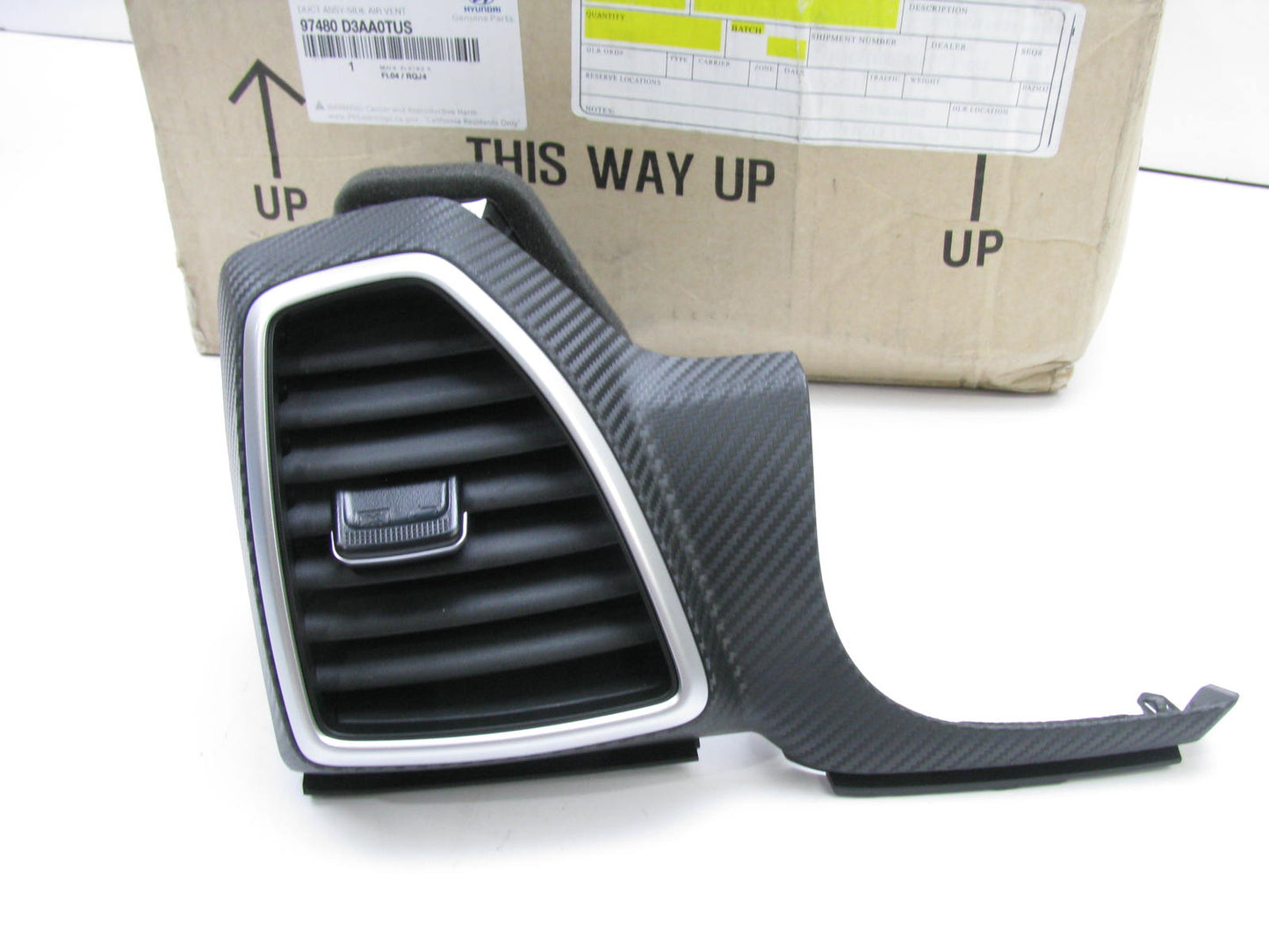 NEW Left Outer Dash A/C Air Vent Outlet OEM For 2019-2021 Tucson 97480D3AA0TUS