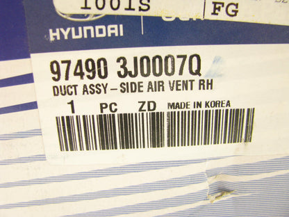 NEW GENUINE OUTER RIGHT A/C Air Vent Duct OEM For 2007-12 Veracruz 974903J0007Q