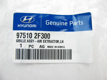 Left Quarter Panel (Drivers) Air Vent Grille Pressure Outlet OEM For 2015 Sonata