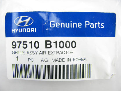 NEW - OEM G97510B1000 Quarter Panel Air Outlet Vent For 2015-16 Genesis