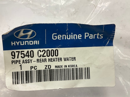 NEW Rear Heater Water Tube Hose OEM For 2016-17 Sonata W/ ATF Warmer 97540C2000