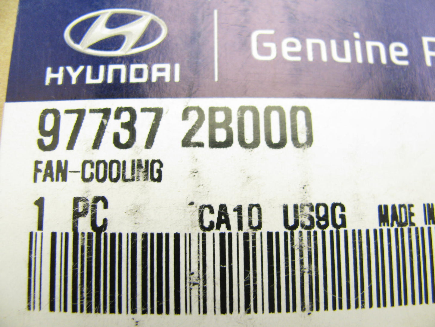 NEW - OEM 977372B000 Engine Cooling Fan Blade For 2007-12 Hyundai Veracruz 3.8L