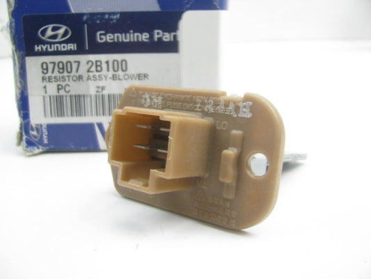 NEW - OEM 979072B100 A/C Blower Motor Resistor For 2006-2012 Hyundai Santa Fe