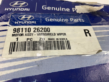 NEW GENUINE Front Windshield Wiper Motor OEM For 2001-2004 Santa Fe 9811026200