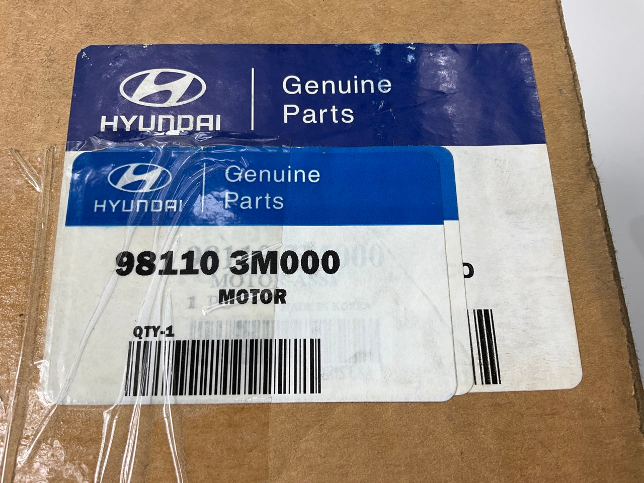 NEW GENUINE Windshield Wiper Motor OEM For Hyundai 98100-3M000 / 981103M000