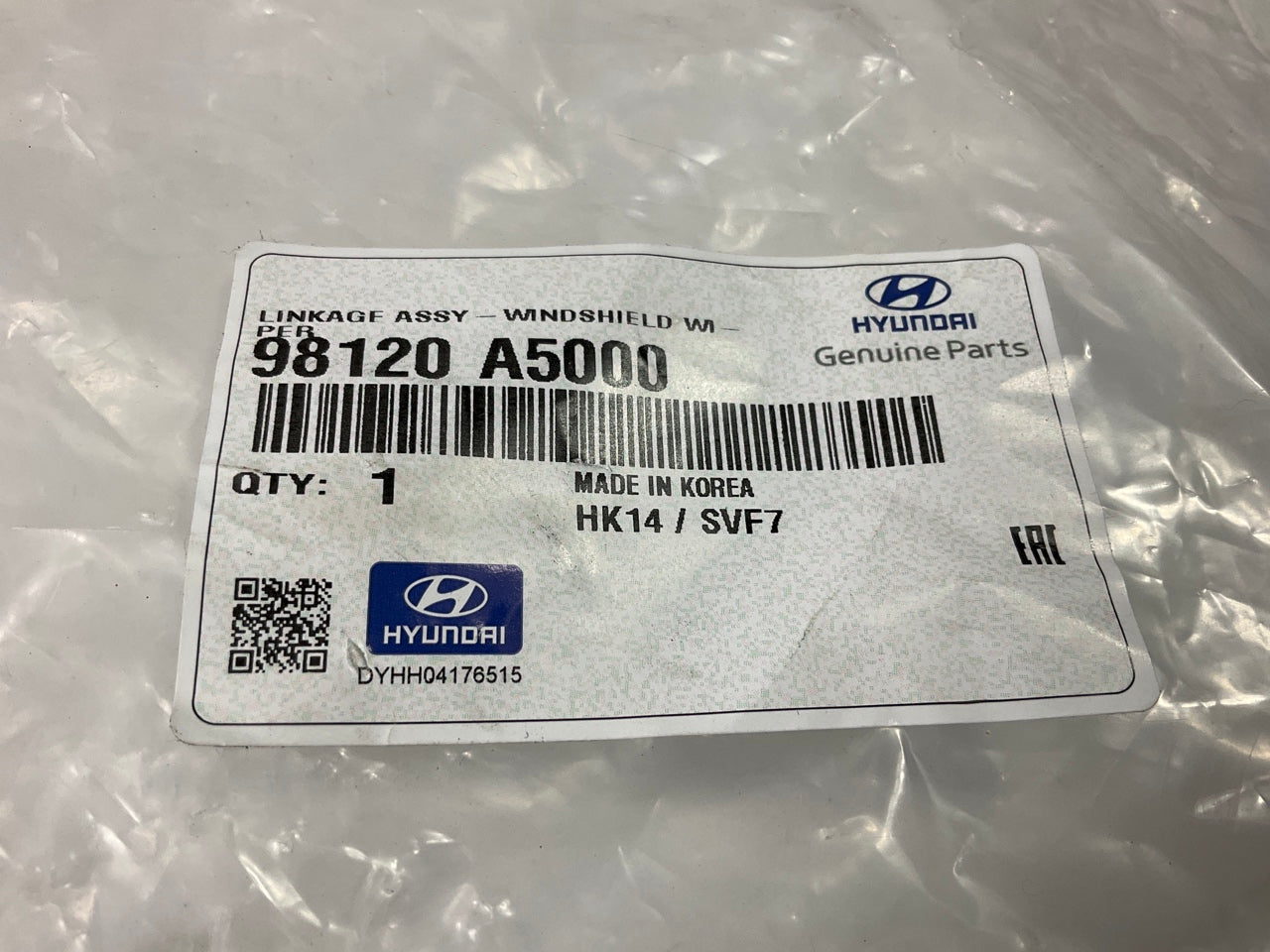 NEW GENUINE Windshield Wiper Linkage OEM For 13-17 Hyundai Elantra GT 98120A5000