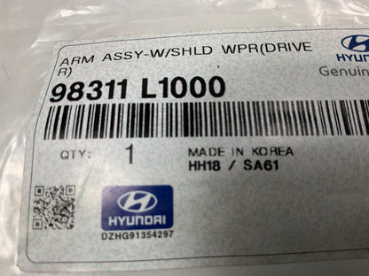 Left Drivers Side Windshield Wiper Arm OEM For 20-23 Hyundai Sonata 98311L1000