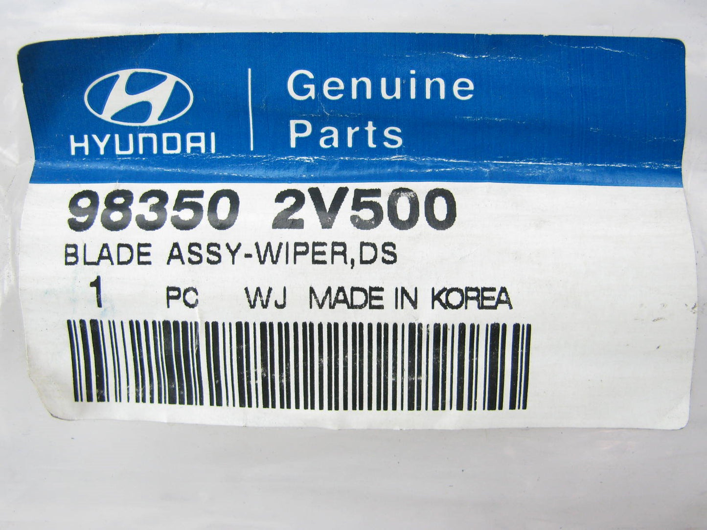 Genuine OEM Left Drivers Windshield Wiper Blade For 2012-2015 Hyundai Veloster