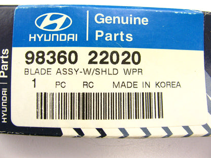 NEW GENUINE Right Passengers Side Windshield Wiper Blade OEM For 1995-05 Accent
