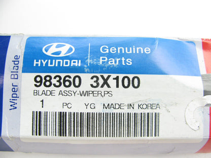 New Right Side Windshield Wiper Blade OEM For 11-15 Hyundai Elantra 983603X100