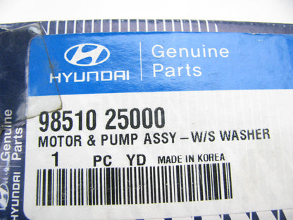 NEW Windshield Washer Pump OEM For Hyundai 9851025000 (WITHOUT Rear Washer ONLY)