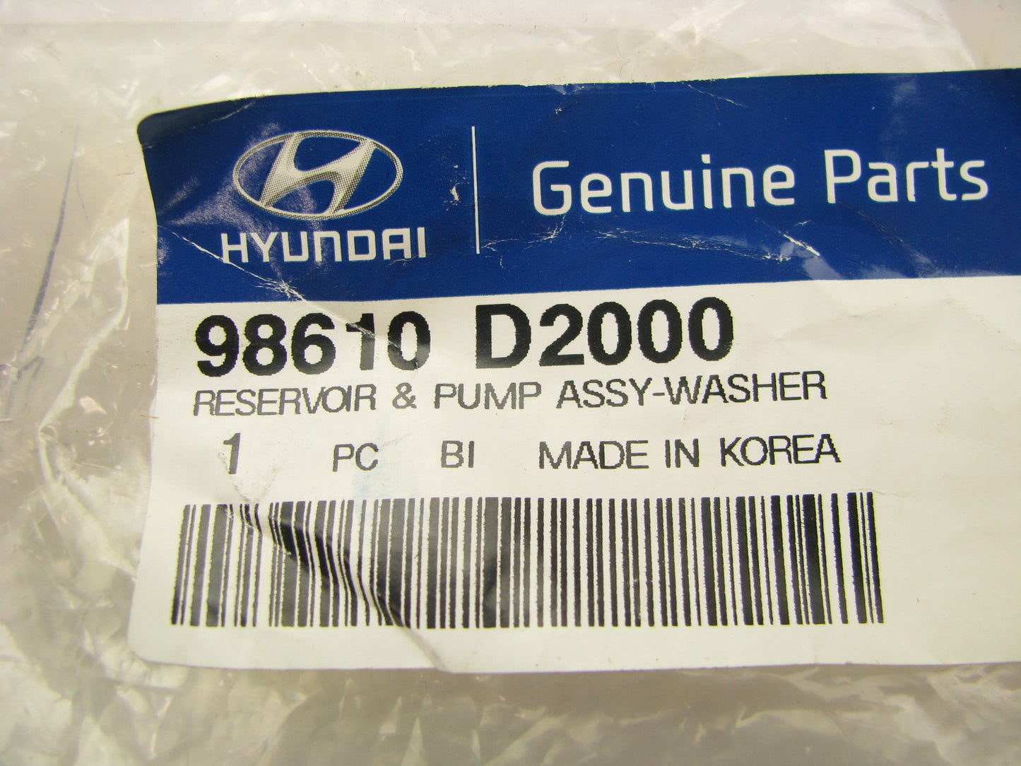 NEW GENUINE Windshield Washer Reservoir & Pump OEM For 2017-2019 Genesis G90